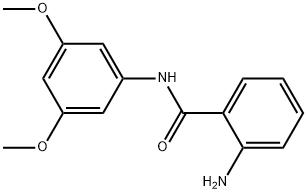 2-AMINO-N-(3,5-DIMETHOXYPHENYL)BENZAMIDE Struktur