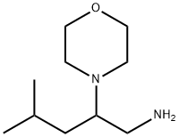 4-METHYL-2-MORPHOLIN-4-YLPENTAN-1-AMINE Struktur