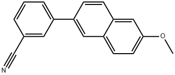 3-(6-METHOXY-NAPHTHALEN-2-YL)-BENZONITRILE Struktur