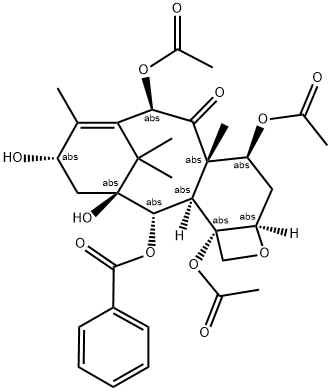 7-ACETYLBACCATIN III Struktur