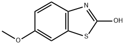 2-HYDROXY-6-METHOXYBENZOTHIAZOLE Struktur