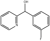 3-FLUOROPHENYL-(2-PYRIDYL)METHANOL Struktur