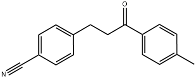 3-(4-CYANOPHENYL)-4'-METHYLPROPIOPHENONE Struktur