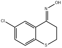 6-CHLORO-2,3-DIHYDRO-4H-THIOCHROMEN-4-ONE OXIME Struktur