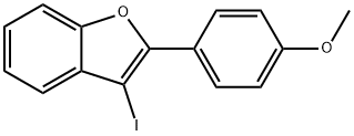 3-IODO-2-(4-METHOXY-PHENYL)-BENZOFURAN Struktur