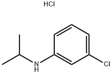 (3-CHLORO-PHENYL)-ISOPROPYL-AMINE HYDROCHLORIDE Struktur