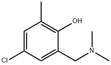 4-CHLORO-2-[(DIMETHYLAMINO)METHYL]-6-METHYLBENZENOL Struktur