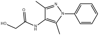 N-(3,5-DIMETHYL-1-PHENYL-1H-PYRAZOL-4-YL)-2-HYDROXYACETAMIDE Struktur