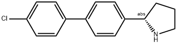 (2S)-2-[4-(4-CHLOROPHENYL)PHENYL]PYRROLIDINE Struktur