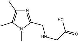 [(1,4,5-TRIMETHYL-1H-IMIDAZOL-2-YLMETHYL)-AMINO]-ACETIC ACID Struktur