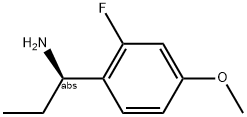 (1R)-1-(2-FLUORO-4-METHOXYPHENYL)PROPYLAMINE Struktur