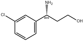 (R)-3-AMINO-3-(3-CHLORO-PHENYL)-PROPAN-1-OL Struktur