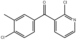 2-CHLORO-3-(4-CHLORO-3-METHYLBENZOYL)PYRIDINE Struktur