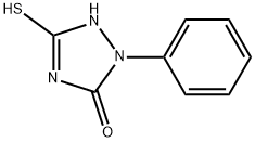 5-MERCAPTO-2-PHENYL-1,2-DIHYDRO-3H-1,2,4-TRIAZOL-3-ONE Struktur