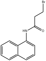 3-BROMO-N-(1-NAPHTHYL)PROPANAMIDE Struktur