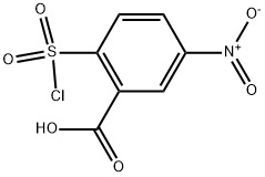 2-(CHLOROSULFONYL)-5-NITROBENZOIC ACID Struktur