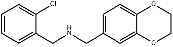 N-(2-CHLOROBENZYL)-N-(2,3-DIHYDRO-1,4-BENZODIOXIN-6-YLMETHYL)AMINE Struktur