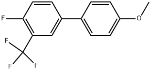 4-FLUORO-4'-METHOXY-3-TRIFLUOROMETHYL-BIPHENYL Struktur