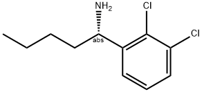 (1S)-1-(2,3-DICHLOROPHENYL)PENTYLAMINE Struktur