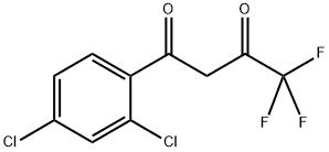 1-(2,4-DICHLOROPHENYL)-4,4,4-TRIFLUOROBUTANE-1,3-DIONE Struktur