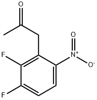 1-(2,3-DIFLUORO-6-NITRO-PHENYL)-PROPAN-2-ONE Struktur