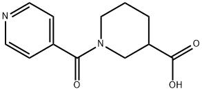 1-ISONICOTINOYLPIPERIDINE-3-CARBOXYLIC ACID Struktur