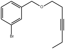 3-BROMOBENZYL-(3-HEXYNYL)ETHER Struktur