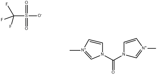 1,1'-CARBONYLBIS(3-METHYLIMIDAZOLIUM) MONOTRIFLATE Struktur