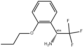 (1R)-2,2,2-TRIFLUORO-1-(2-PROPOXYPHENYL)ETHYLAMINE Struktur