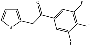 3',4',5'-TRIFLUORO-2-THIENYLACETOPHENONE Struktur