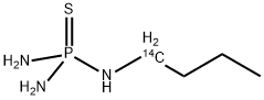 N-BUTYL THIOPHOSPHORIC TRIAMIDE (BUTYL-1-14C) Struktur