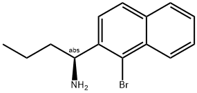 (1S)-1-(1-BROMO(2-NAPHTHYL))BUTYLAMINE Struktur