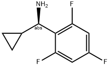 (1R)CYCLOPROPYL(2,4,6-TRIFLUOROPHENYL)METHYLAMINE Struktur