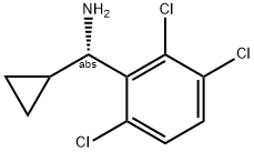 (1S)CYCLOPROPYL(2,3,6-TRICHLOROPHENYL)METHYLAMINE Struktur