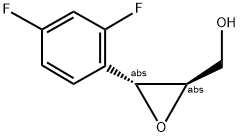 2R,3R-3-(2,4-DIFLUOROPHENYL)OXIRANYL METHANOL Struktur