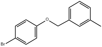 4-BROMOPHENYL-(3-METHYLBENZYL)ETHER Struktur