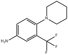 4-PIPERIDIN-1-YL-3-TRIFLUOROMETHYL-PHENYLAMINE Struktur