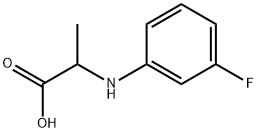 2-(3-FLUORO-PHENYLAMINO)-PROPIONIC ACID Struktur