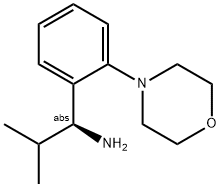 (1S)-2-METHYL-1-(2-MORPHOLIN-4-YLPHENYL)PROPYLAMINE Struktur