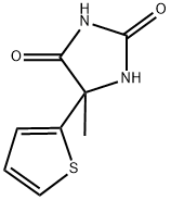 5-METHYL-5-THIEN-2-YLIMIDAZOLIDINE-2,4-DIONE Struktur