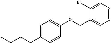 2-BROMOBENZYL-(4-N-BUTYLPHENYL)ETHER Struktur