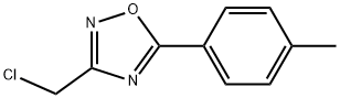 3-(CHLOROMETHYL)-5-(4-METHYLPHENYL)-1,2,4-OXADIAZOLE Struktur