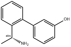 3-[2-((1R)-1-AMINOETHYL)PHENYL]PHENOL Struktur