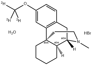 DEXTROMETHORPHAN-D3 HBR MONHYDRATE Struktur