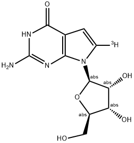 7-DEAZAGUANOSINE, [8-3H(N)]- Struktur