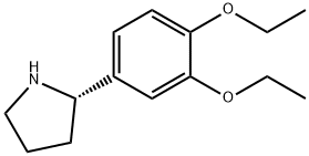 4-((2S)PYRROLIDIN-2-YL)-1,2-DIETHOXYBENZENE Struktur