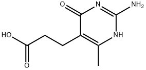 3-(2-AMINO-6-METHYL-4-OXO-1,4-DIHYDROPYRIMIDIN-5-YL)PROPANOIC ACID Struktur