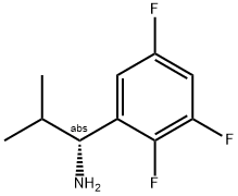 (1R)-2-METHYL-1-(2,3,5-TRIFLUOROPHENYL)PROPYLAMINE Struktur