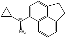 (1S)ACENAPHTHEN-5-YLCYCLOPROPYLMETHYLAMINE Struktur