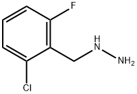 (2-CHLORO-6-FLUORO-BENZYL)-HYDRAZINE Struktur